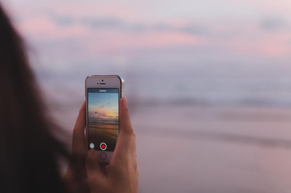 Free Image of Person Holding Cell Phone in Hand 