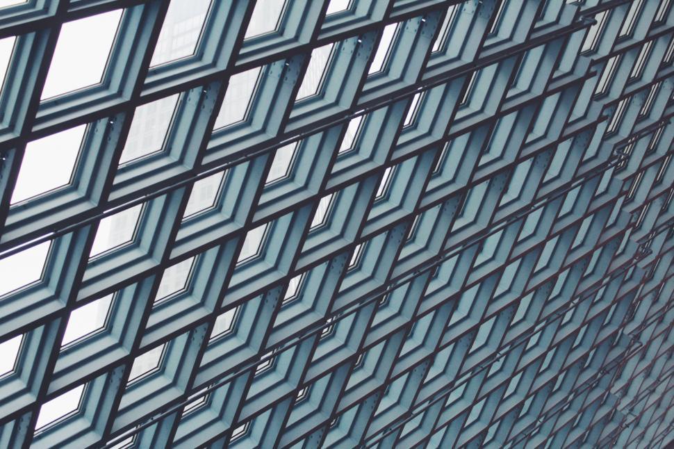 Free Image of Close Up of a Building With Many Windows 