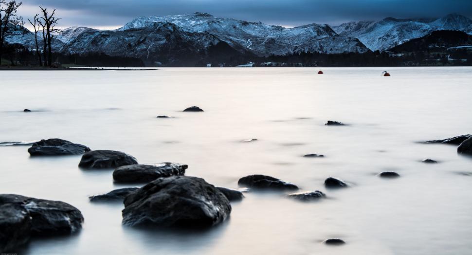 Free Image of Rocks in the Water 