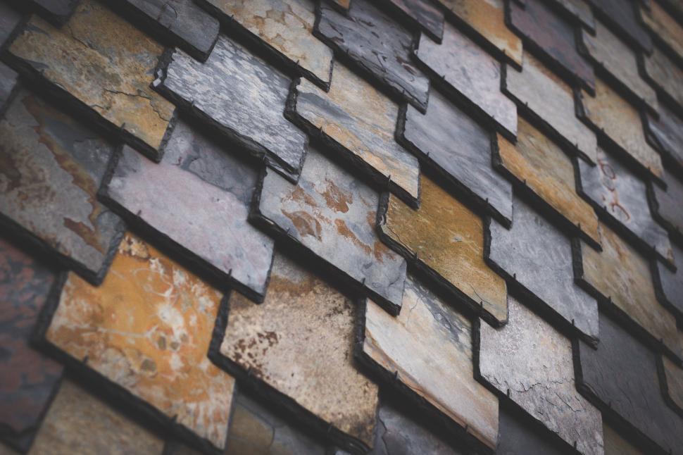 Free Image of Close Up of a Multicolored Brick Wall 