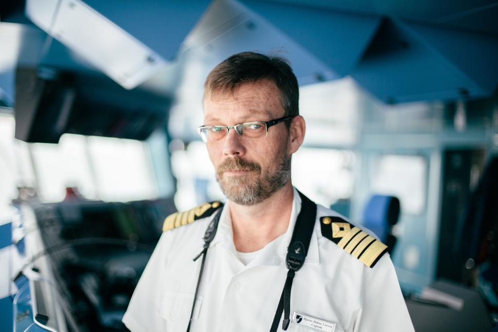 Free Image of Pilot in Uniform Observing Scene 