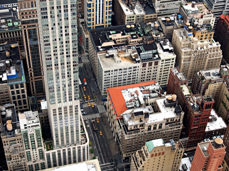 Free Image of Aerial View of a City With Tall Buildings 
