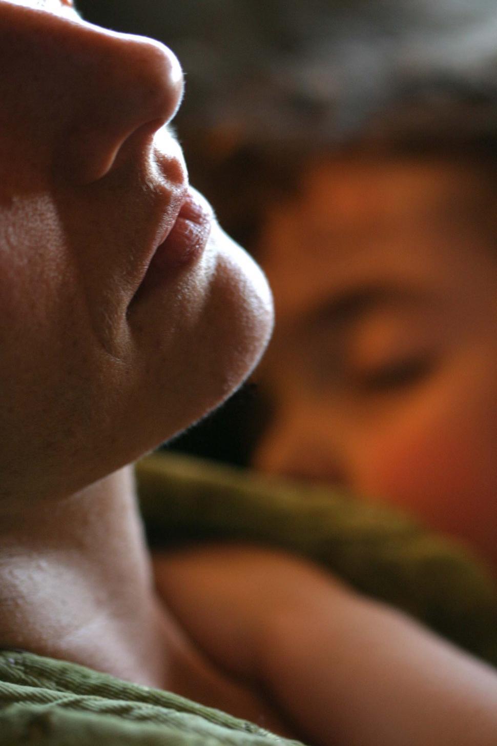 Free Image of Woman and child sleeping 