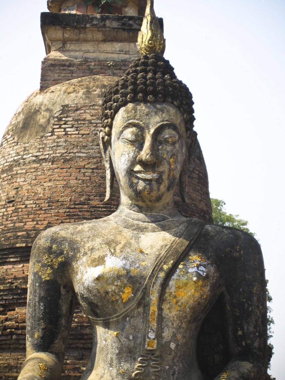 Free Image of buddah close up 