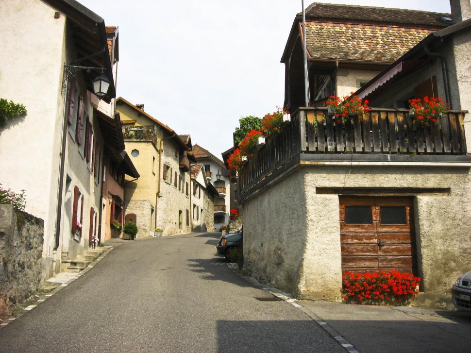 Free Image of swiss village 