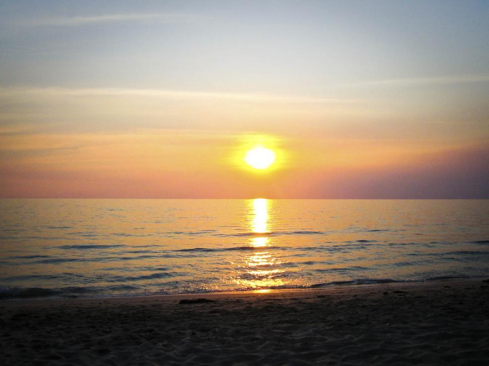 Free Image of sunset 