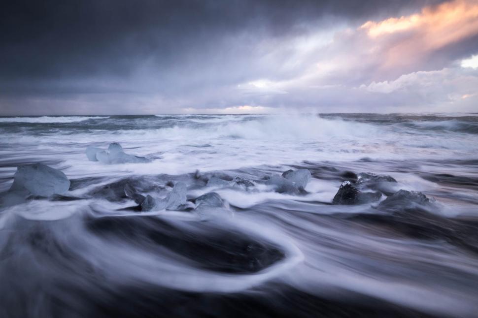 Free Image of Storm Over the Ocean 