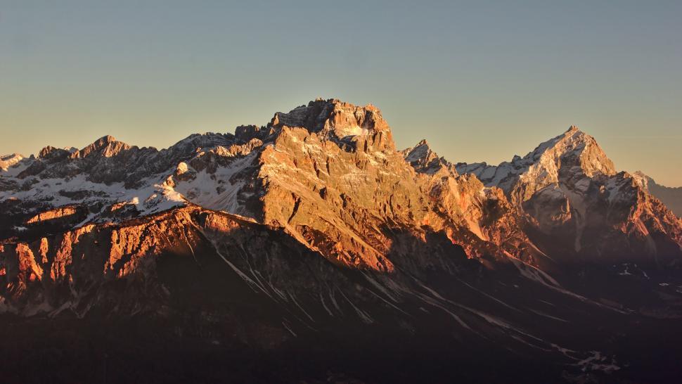 Free Image of Majestic Mountain Covered in Snow 