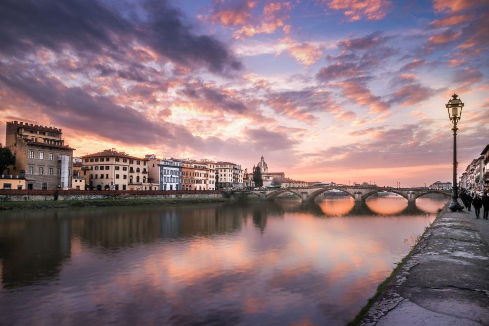 Free Image of Urban Bridge Crossing a Body of Water 