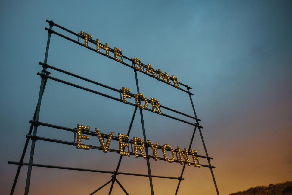 Free Image of Sign Displaying Name for Everyone 
