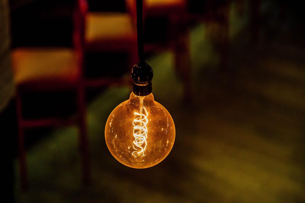 Free Image of Light Bulb With Medical Symbol 