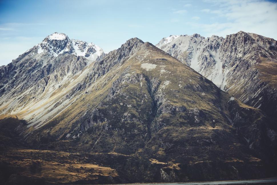 Free Image of Majestic Mountain Range Overlooking Body of Water 
