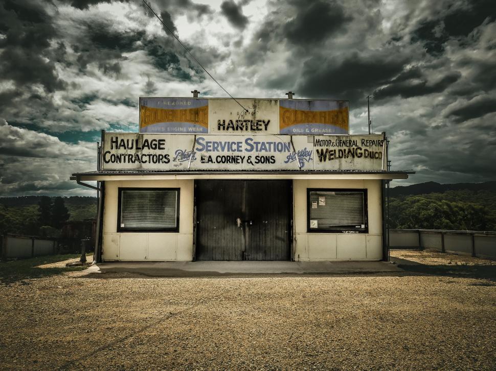 Free Image of Old Building With Front Sign 