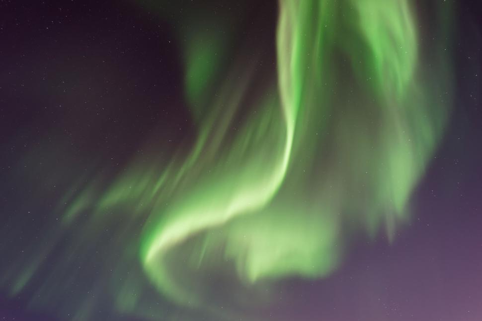 Free Image of Green and Purple Aurora Borealis Illuminating the Sky 