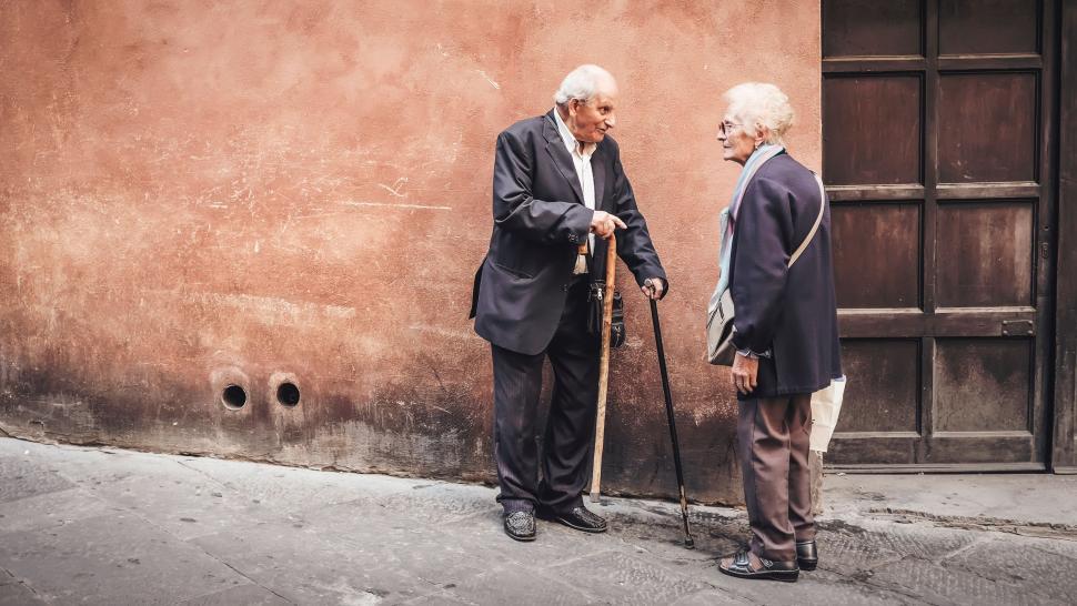 Free Image of Two Men Standing Together 