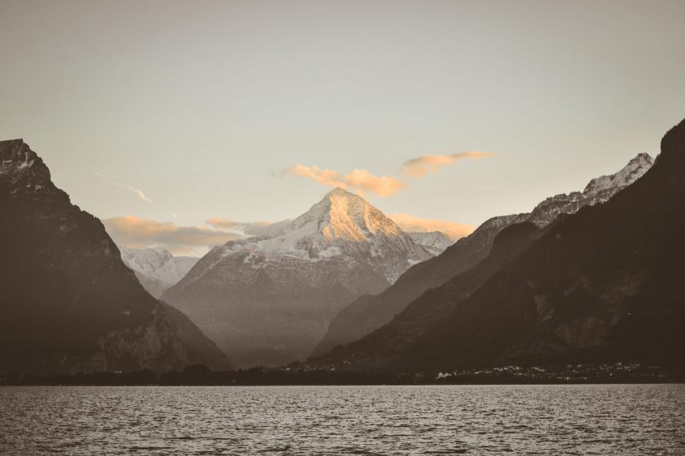 Free Image of Mountains and Body of Water Landscape 