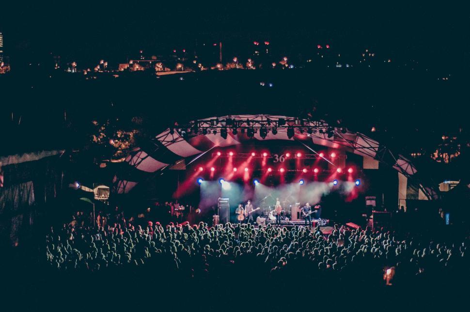 Free Image of Large Crowd of People at a Concert 