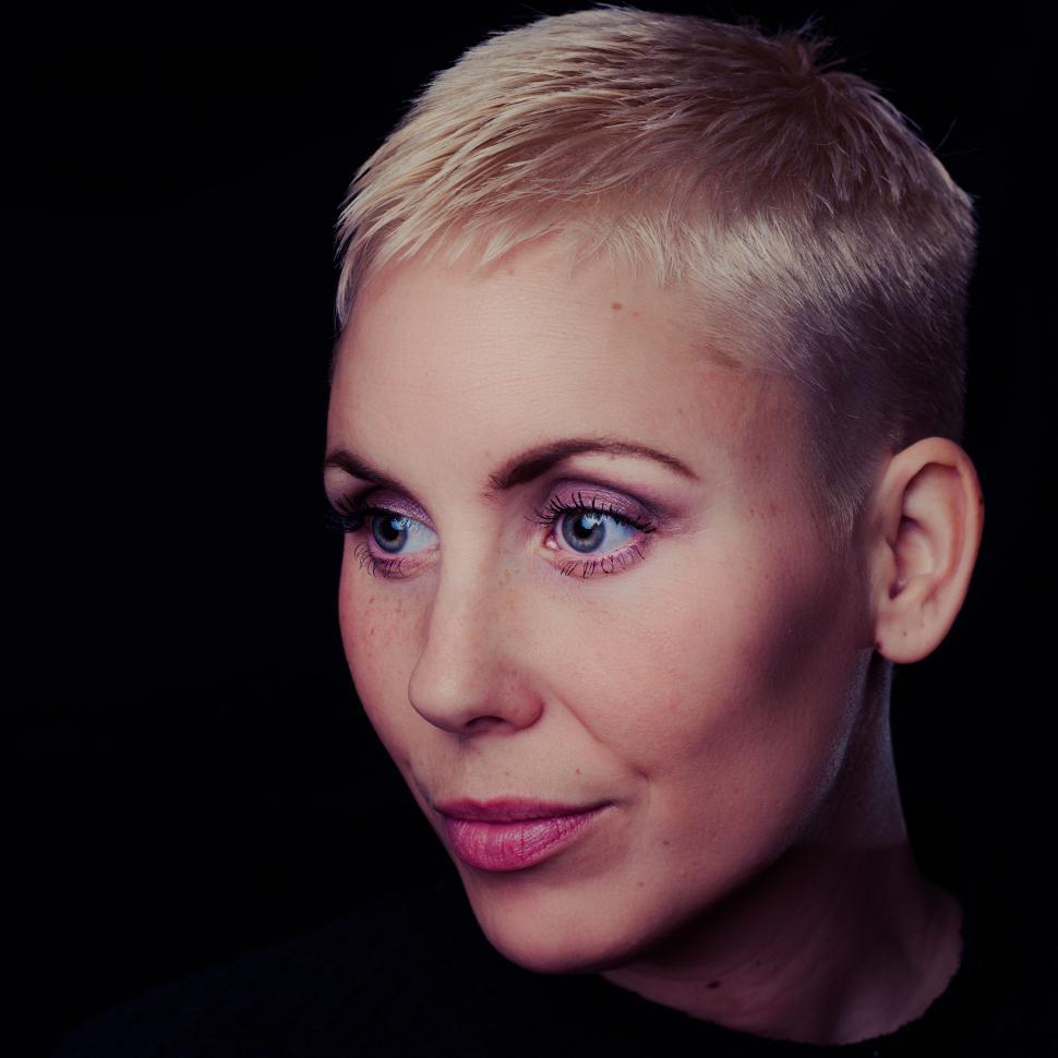 Free Image of Close Up of Person Wearing Black Shirt 