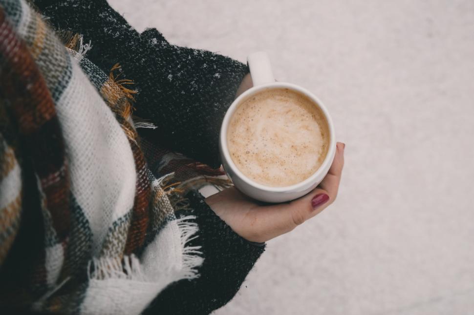 Free Image of Person Holding a Cup of Coffee 