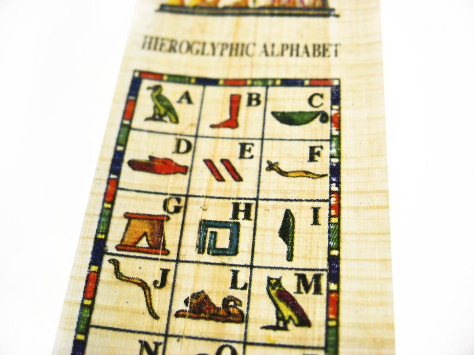 Free Image of Hieroglyphic alphabet 
