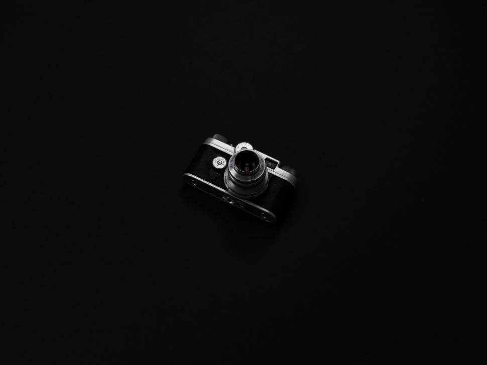 Free Image of Black and White Photo of a Space Station 