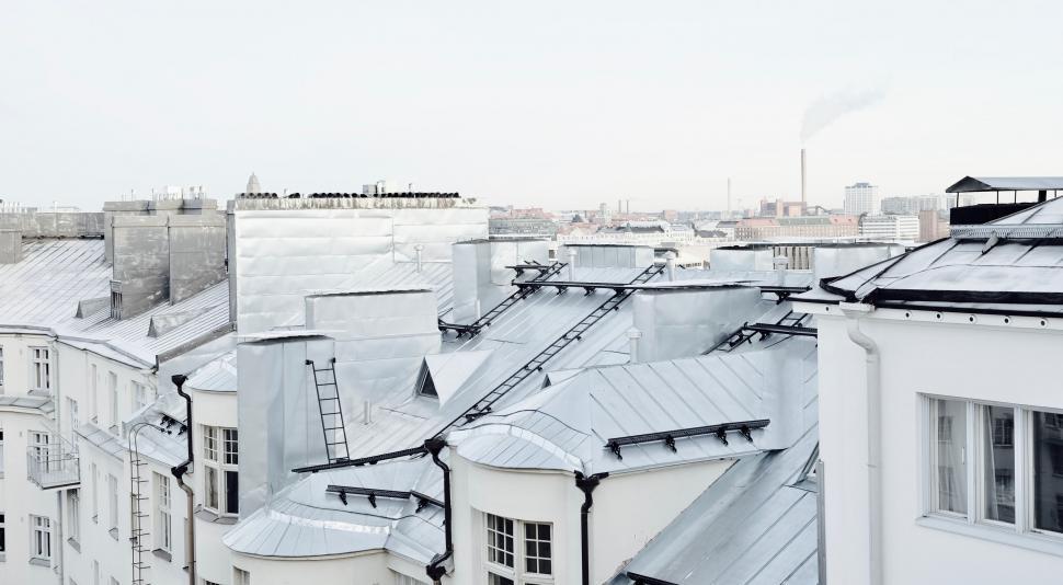 Free Image of Urban Landscape With Rooftops and Buildings 