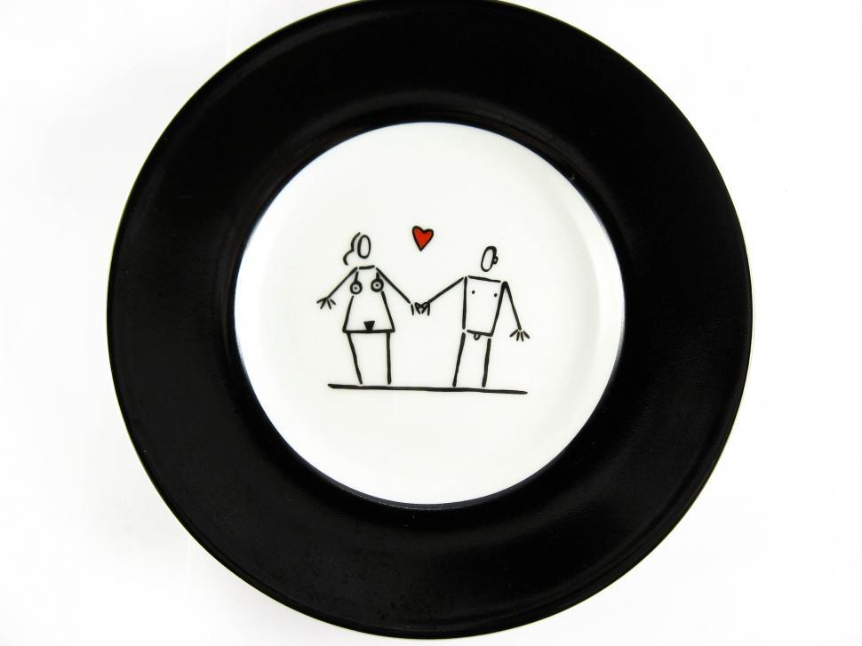 Free Image of coffee cup plate 