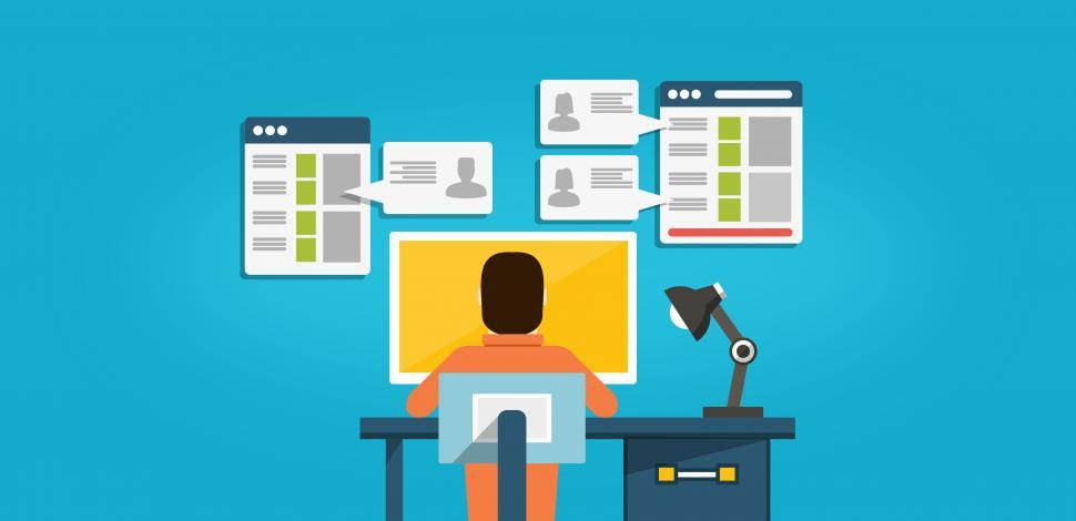Free Image of Reaching Customers - On-line - Customer Relationship Management 