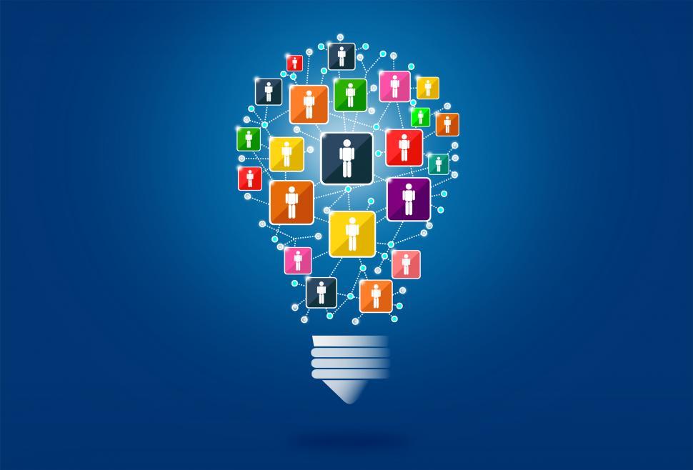 Free Image of People in a Network Sharing Ideas - Social Connections 