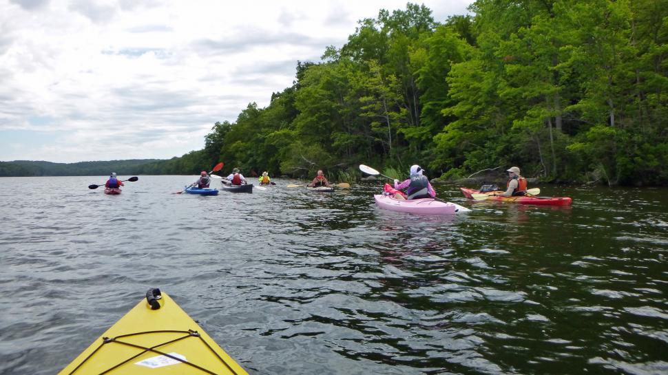 Free Image of Group of Kayakers at Splitrock Reservoir 