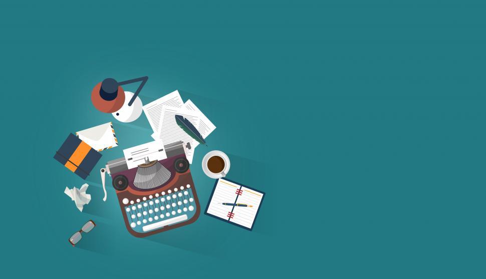 Free Image of Work Desk - Writer - Author - Creative Writing Concept 