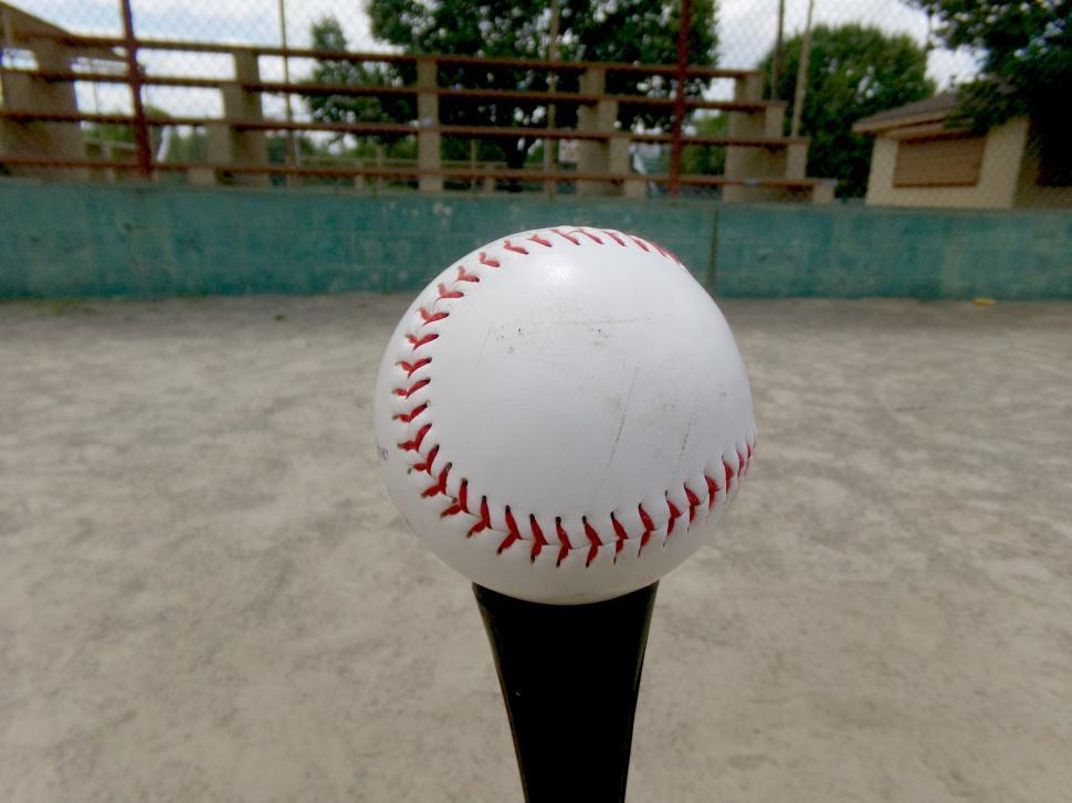 Free Image of T-ball on tee 