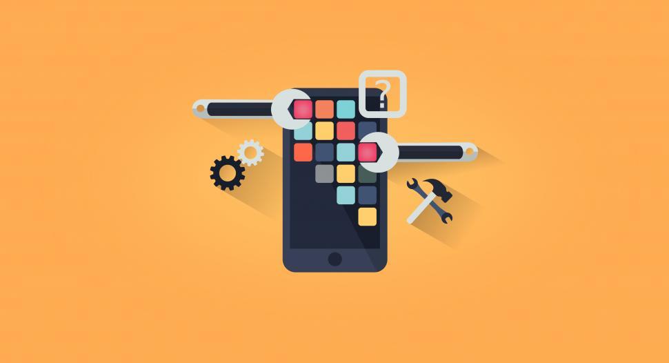Free Image of App Development - App Design - Simple Illustration 