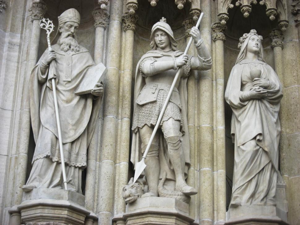 Free Image of Carved cathedral figured 