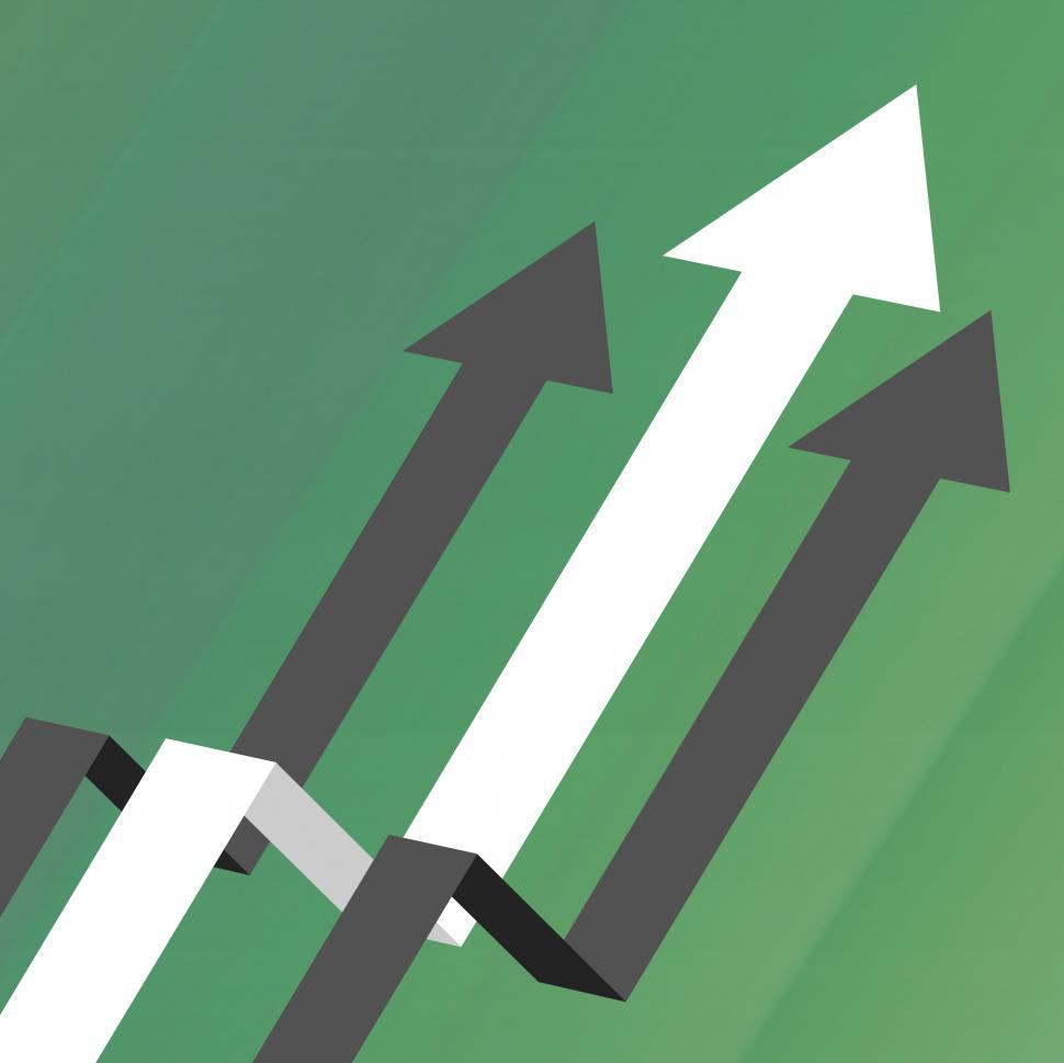 Free Image of Dynamic Arrows Moving Upward 