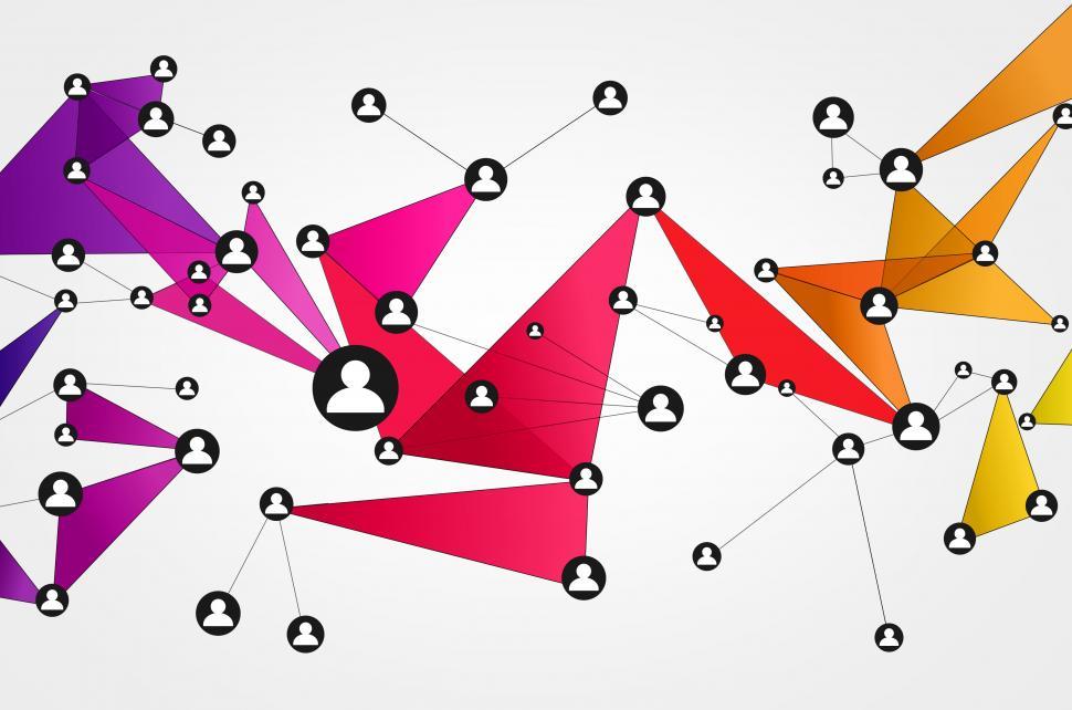 Free Image of Abstract Network of People - Social Networks 