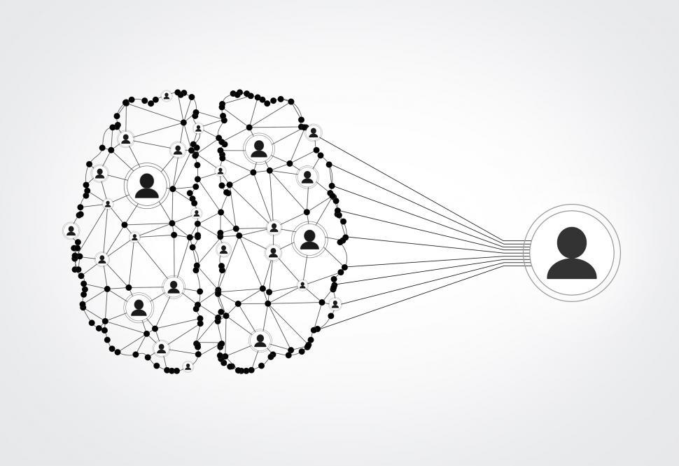 Free Image of Network of People - Brain Wired to Be Social 