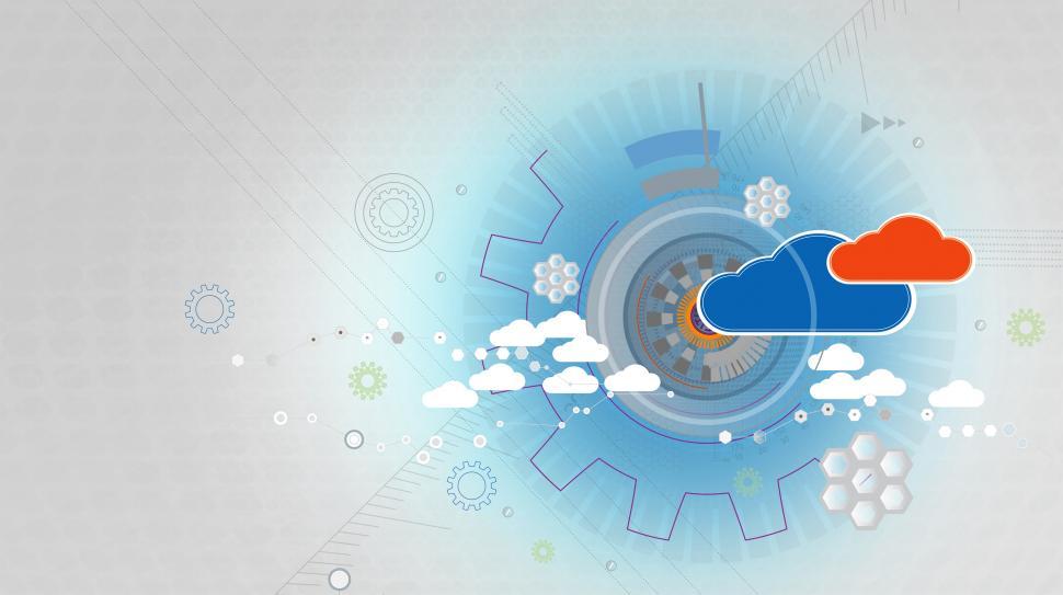 Free Image of Cloud Computing - Cloud Infrastructure - Abstract Background 