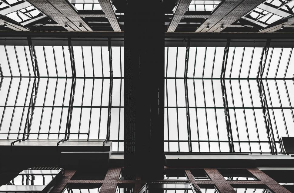 Free Image of Intricate Patterns of a Building Ceiling 