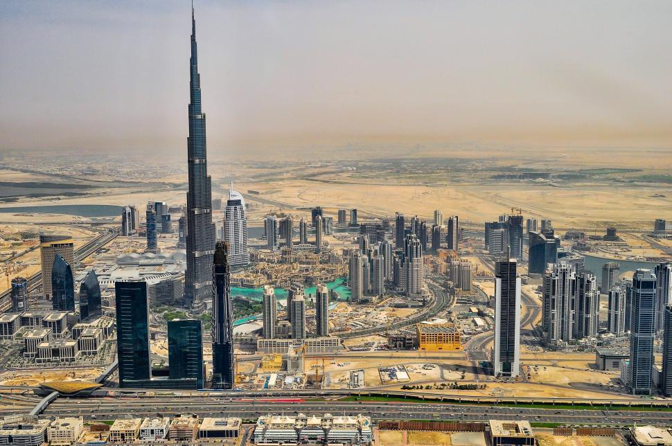 Free Image of Aerial View of a City With Tall Buildings 
