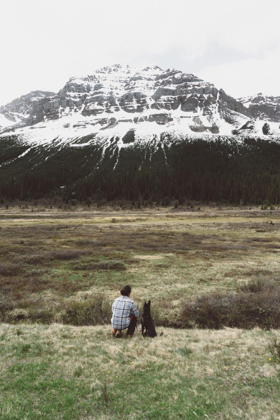 Free Image of Man Sitting Next to Horse 