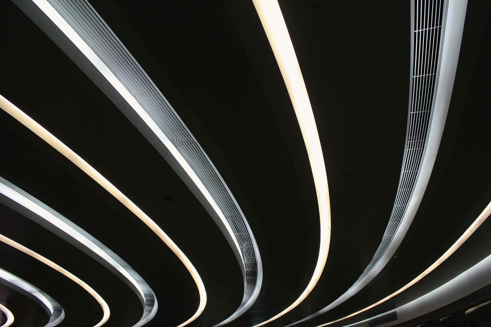 Free Image of Dark Tunnel Structure 