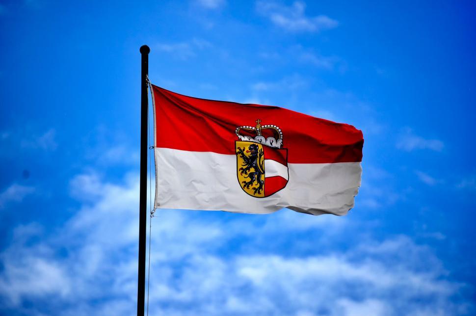 Free Image of Flag Flying in the Wind 