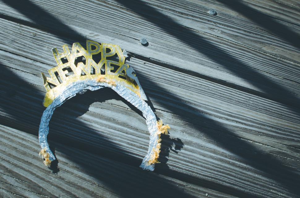Free Image of Close Up of a Hat on a Wooden Surface 