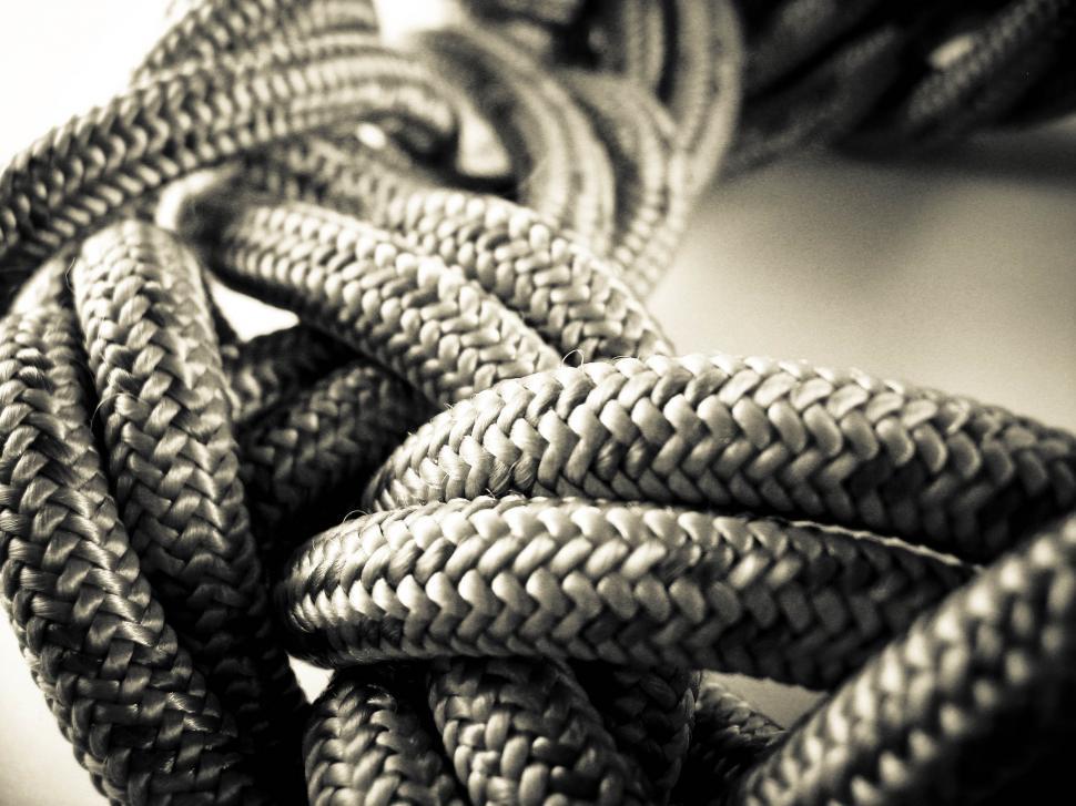 Free Image of alpinist rope 
