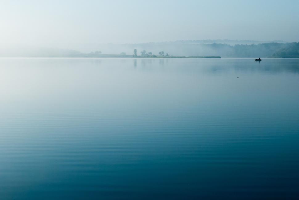 Free Image of Water Reservoir Surrounded by Dense Forest 