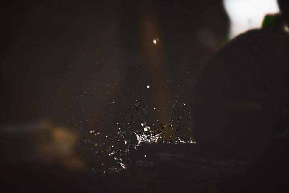 Free Image of Person Standing in the Dark 