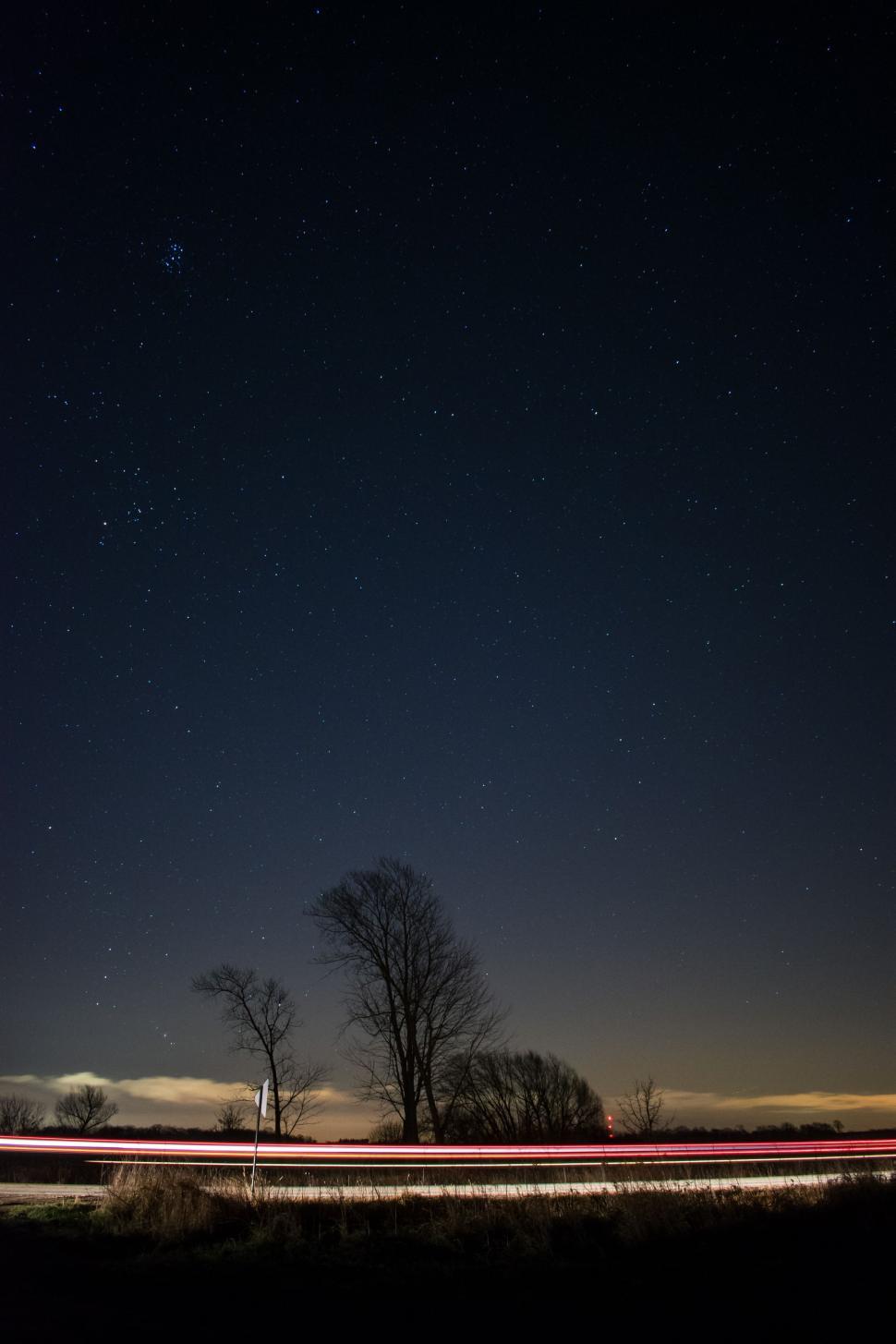 Free Image of Star Trails in the Night Sky 