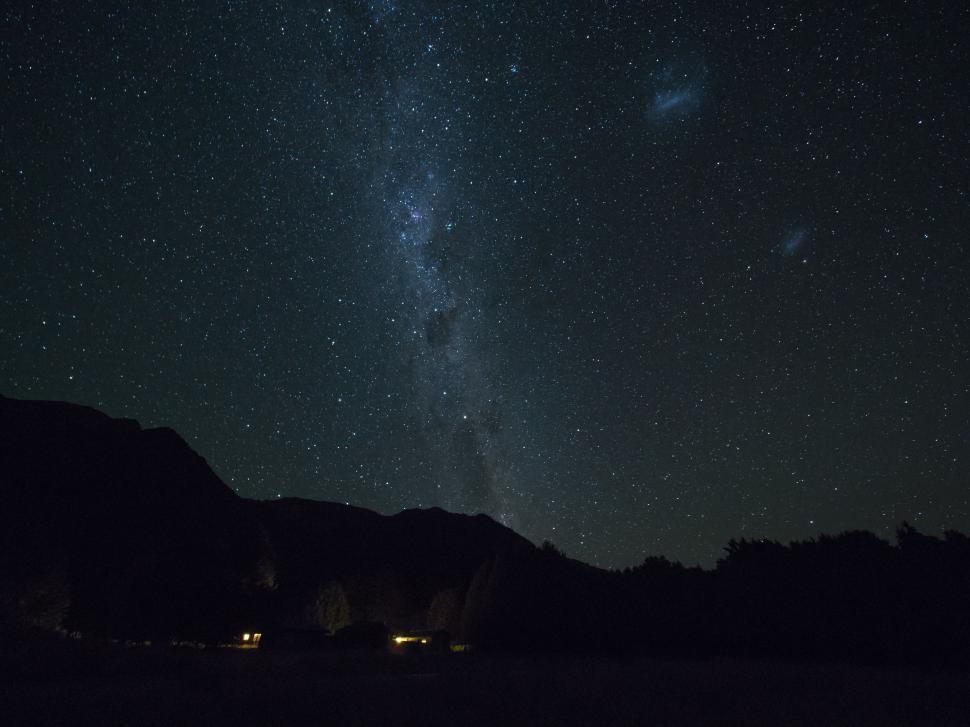 Free Image of The Night Sky With the Milky Way in the Background 