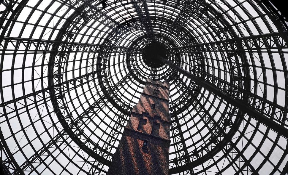 Free Image of Towering Clock Tower Over City 